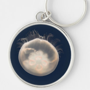 Moon Jelly Fish Beach Animal Scary Party Destiny Keychain