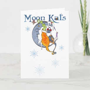 Moon Kat Yule Card