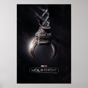 Moon Knight Clasping Crescent Dart Poster Art
