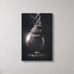 Moon Knight Clasping Crescent Dart Poster Art Canvas Print