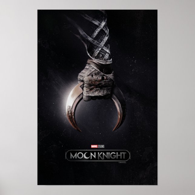 Moon Knight Clasping Crescent Poster Art (Devant)