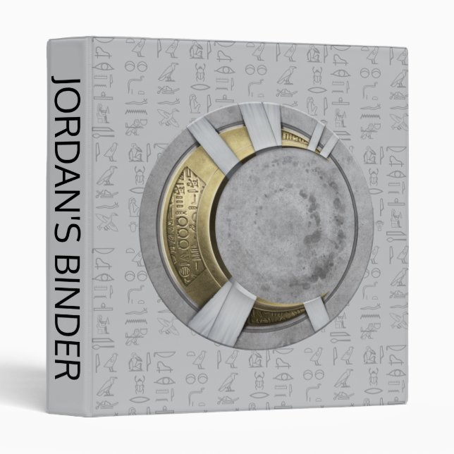 Moon Knight Crescent Moon Chest Icon Binder (Front/Spine)