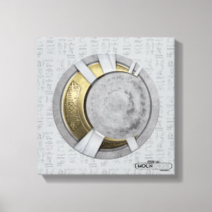 Moon Knight Crescent Moon Chest Icon Canvas Print
