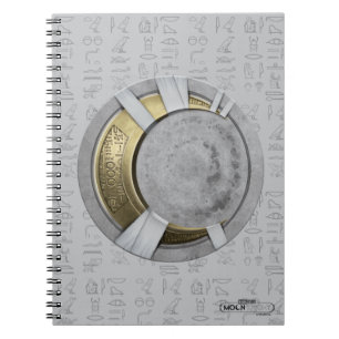 Moon Knight Crescent Moon Chest Icon Notebook