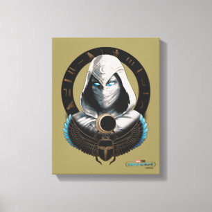 Moon Knight Egyptian Scarab Graphic Canvas Print