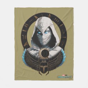 Moon Knight Egyptian Scarab Graphic Fleece Blanket