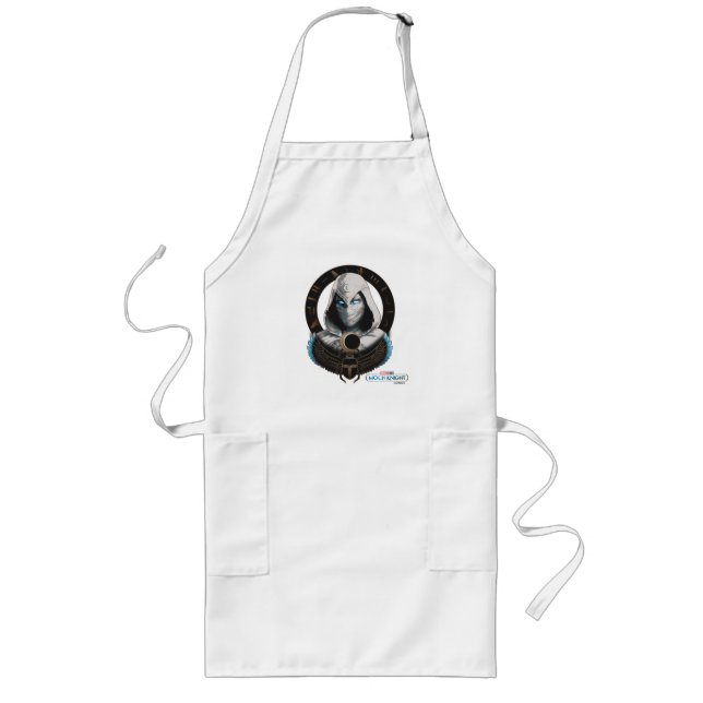 Moon Knight Egyptian Scarab Graphic Long Apron (Front)