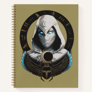Moon Knight Egyptian Scarab Graphic Notebook