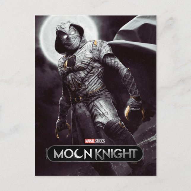 Moon Knight Full Moon Poster Art Postcard (Front)