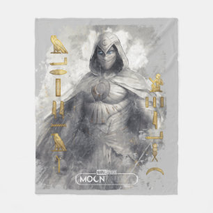 Moon Knight Hieroglyphic Graphic Fleece Blanket