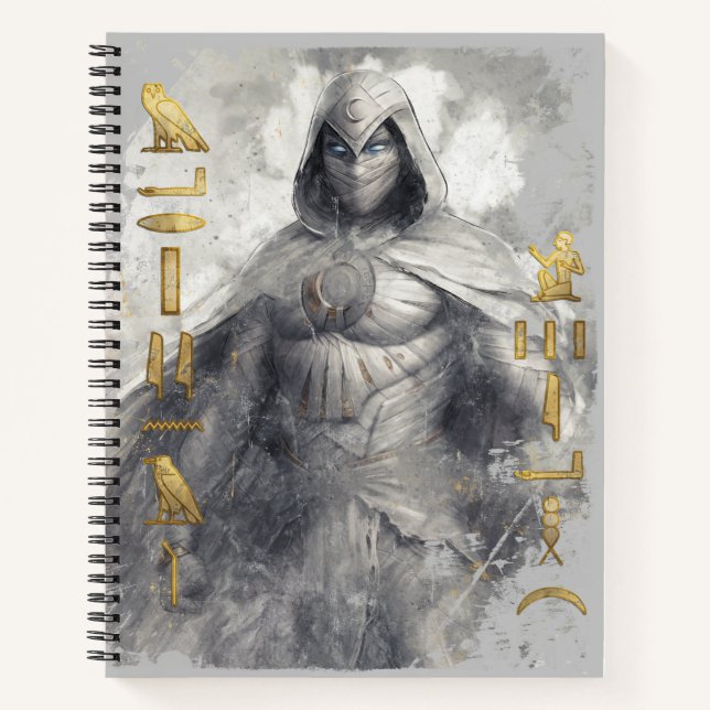 Moon Knight Hieroglyphic Graphic Notebook (Front)