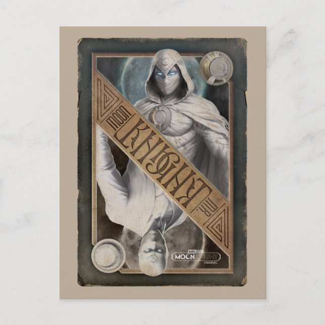 Moon Knight/Mr. Knight Ancient Card Graphic (Front)