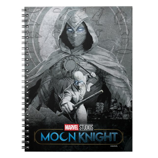 Moon Knight & Mr. Knight Skyline Graphic Notebook (Front)