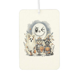 Moon Knight Raccoon Halloween Air Freshener