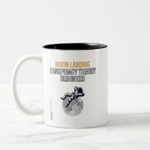 Moon Landing Conspiracy Theory  Two-Tone Coffee Mug