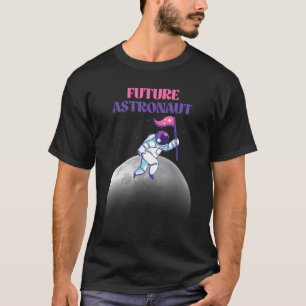 Moon Landing Junior Astronaut Outer Space Future A T-Shirt