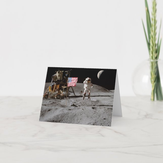 Moon Landing or is it? Card (Front)
