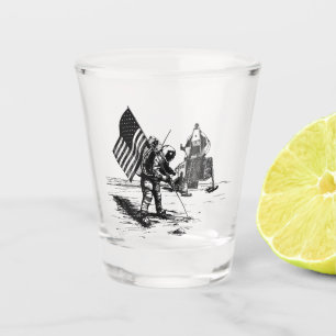 Moon Landing Shot Glass