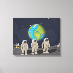 Moon Landings Canvas Print