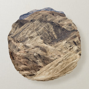 Moon Landscape Round Pillow