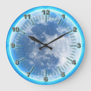 Moon Large Clock