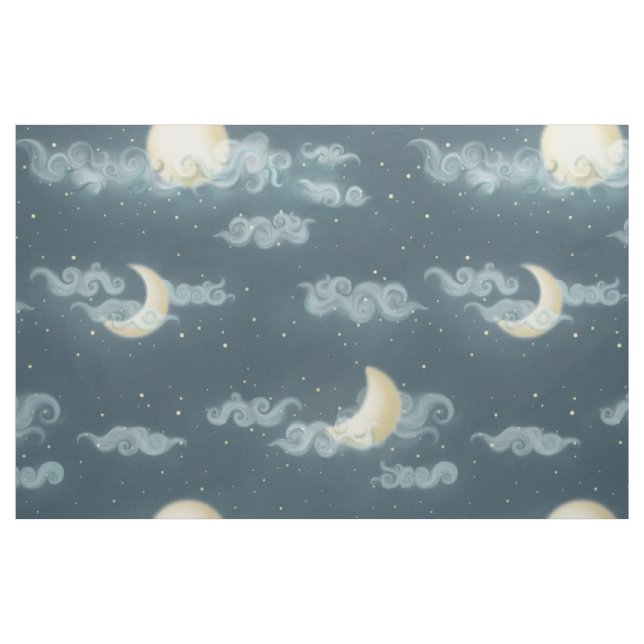 Moon (large scale) fabric (Fat Quarter)