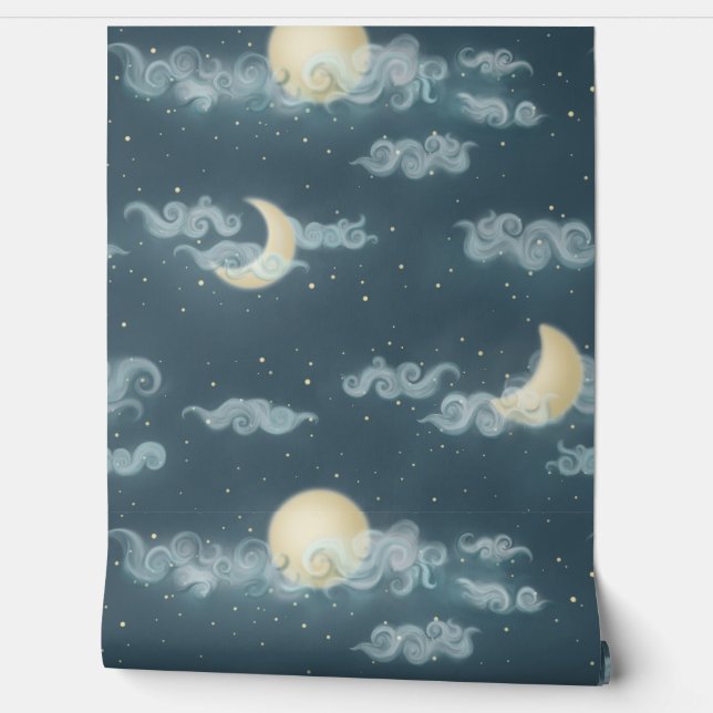 Moon (large scale) wallpaper (Unrolling)