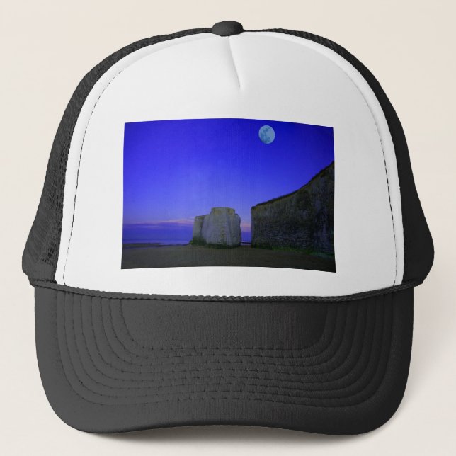 MOON LIGHT NIGHT TRUCKER HAT (Front)
