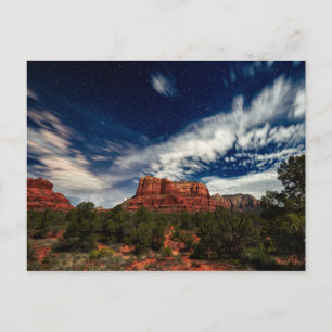 Moon Light over Sedona, Arizona Postcard