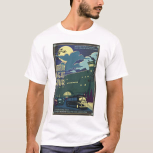 Moon Light Tour Illustration T-Shirt