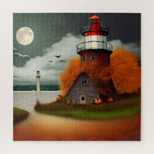 Moon LightHouse Jigsaw Puzzle
