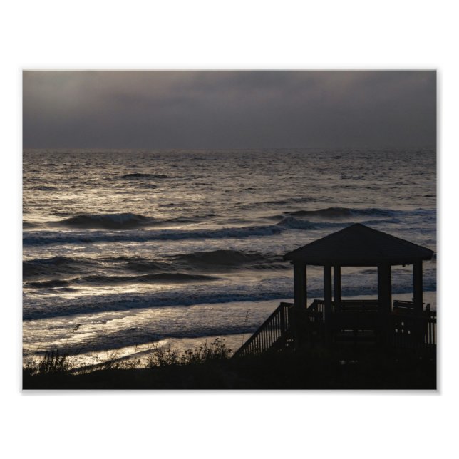 Moon Lit Waves OBX Photo Print (Front)