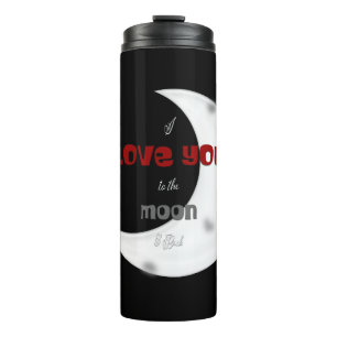 moon love thermal tumbler