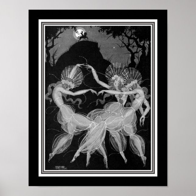 "Moon Madness" Art Deco Print ca. 1922 (Front)