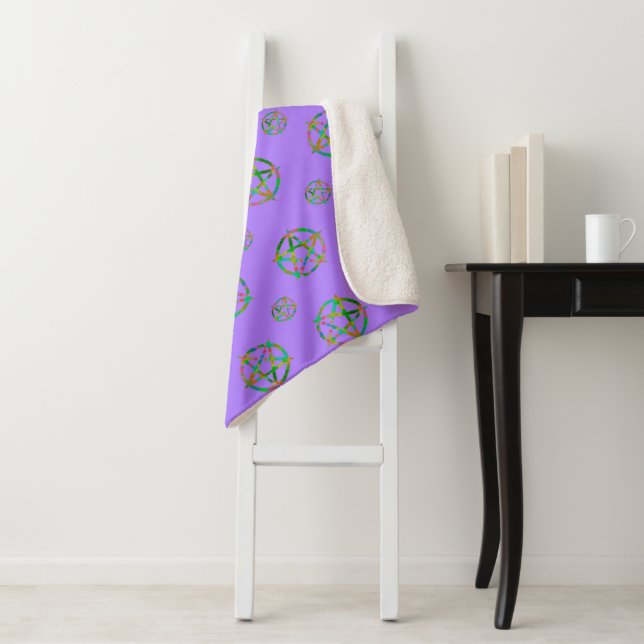Moon Magic Sherpa Blanket (In Situ)