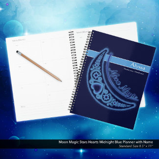 Moon Magic Stars Hearts Celestial Love Name