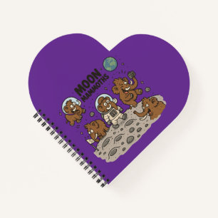 MOON MAMMOTHS funny Notebook
