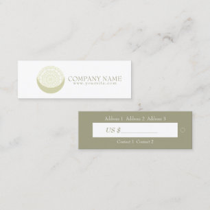 Moon Mandala - Product Price Tag, Business Card