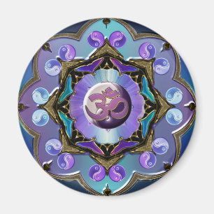 Moon Mandala Variation Magnet