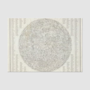 Moon Map Tissue Paper