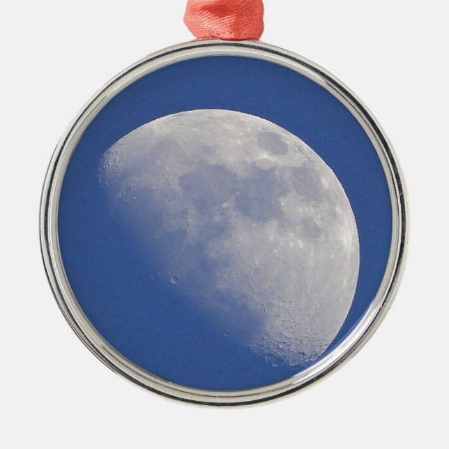 Moon Metal Ornament (Front)