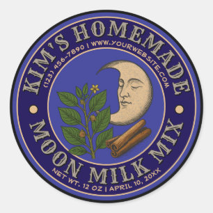 Moon Milk Label Template