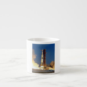 Moon Mission Spacecraft Ground View Espresso Cup