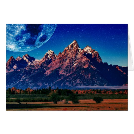 Moon Mountain Card