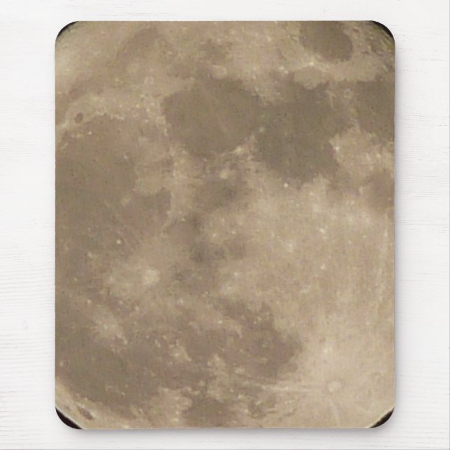 Moon Mousepad Astrology Full Moon Computer Gifts (Front)
