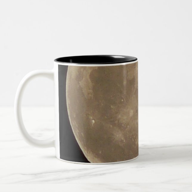 Moon Mug Luna Surface Cup FUll Moon Mug (Left)