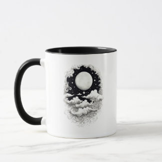 Moon Mug | Mug céleste | Imprimé sur les deux côté
