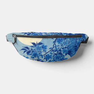Moon Night Evening Tree Blue Moonlit Fanny Pack