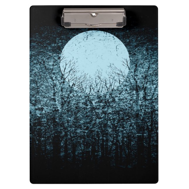 Moon Night Vintage Clipboard (Front)