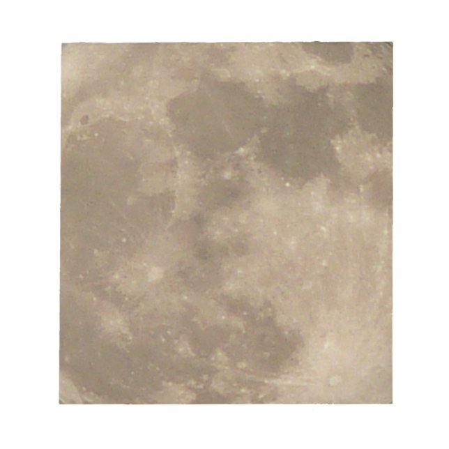 Moon Notepad Full Moon Notepads Fun Moon Gifts (Front)